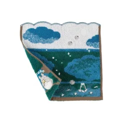 Linge De Maison|Maison Ghibli Mini Serviette Sous la lune 25x25 cm - Mon Voisin Totoro