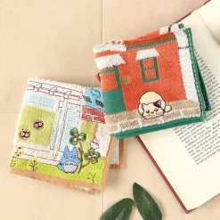 Linge De Maison|Maison Ghibli Mini serviette Totoro & Maison de Kusakabe 25x25 cm - Mon VoisinTotor