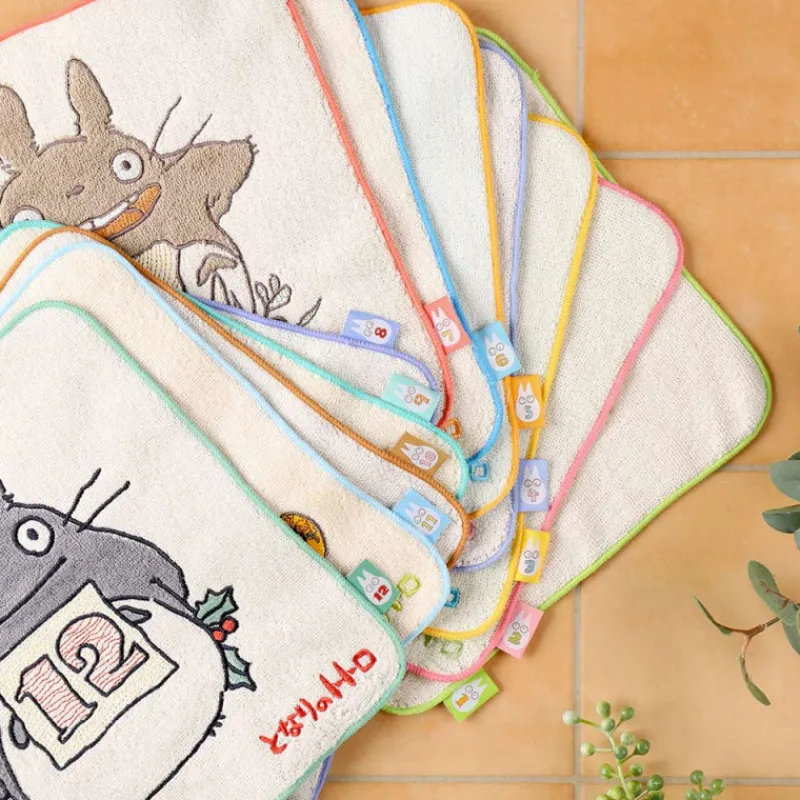 Linge De Maison|Maison Ghibli Mini Serviette Totoro anniversaire 1 25x25 cm - Mon Voisin Totoro