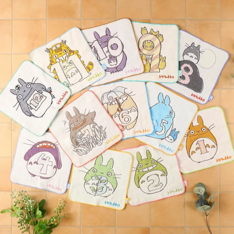 Linge De Maison|Maison Ghibli Mini Serviette Totoro anniversaire 7 25x25 cm - Mon Voisin Totoro