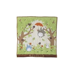 Linge De Maison|Maison Ghibli Mini Serviette Totoro Dans le bosquet 25x25 cm - Mon Voisin Totoro