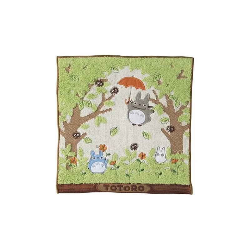 Linge De Maison|Maison Ghibli Mini Serviette Totoro Dans le bosquet 25x25 cm - Mon Voisin Totoro