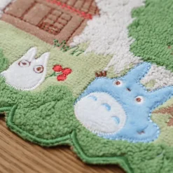 Linge De Maison|Maison Ghibli Mini Serviette Totoro dans le ciel 25x25 cm - Mon Voisin Totoro