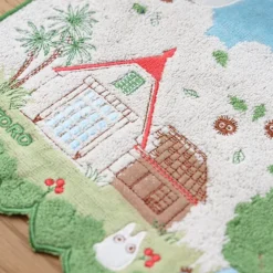 Linge De Maison|Maison Ghibli Mini Serviette Totoro dans le ciel 25x25 cm - Mon Voisin Totoro