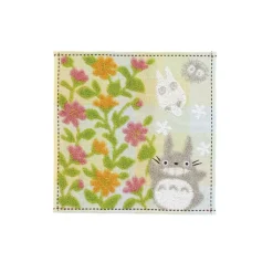 Linge De Maison|Maison Ghibli Mini Serviette Totoro Jardin de fleurs 25x25 cm - Mon Voisin Totoro