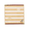 Linge De Maison|Maison Ghibli Mini Serviette Totoro Rayures Beige 25x25cm - Mon voisin Totoro