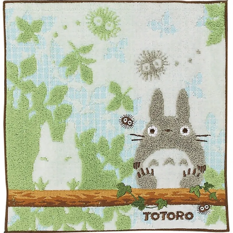 Linge De Maison|Maison Ghibli Mini Serviette Totoro Sur une branche 25x25 cm - Mon Voisin Totoro