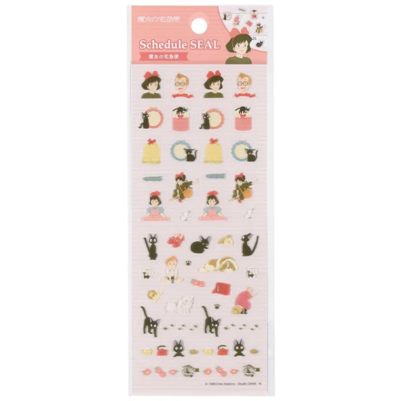 Petit Matériel|Maison Ghibli Mini stickers agenda - Kiki la petite sorcière