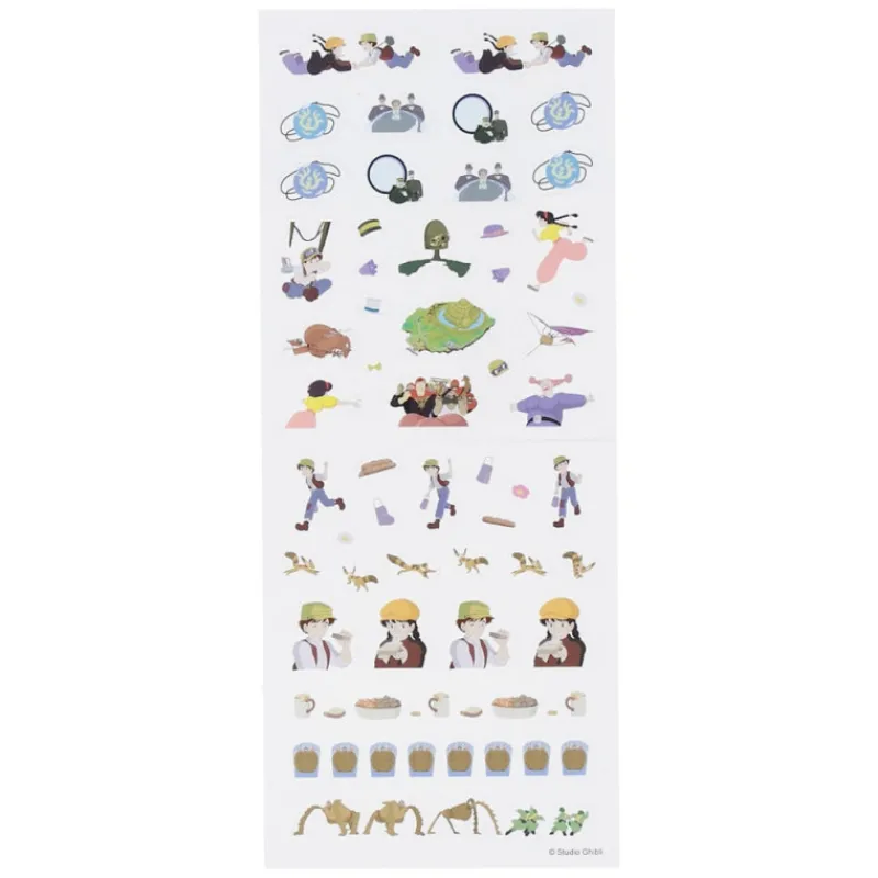 Petit Matériel|Maison Ghibli Mini stickers agenda Collection 1 - Le Château dans le ciel