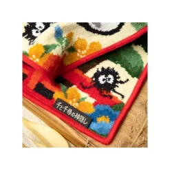 Linge De Maison|Maison Ghibli Mini-serviette brodée Pont d'Arubaya 25x25 cm - Le Voyage de Chihiro