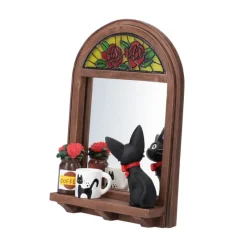 Décoration|Maison Ghibli Miroir Jiji devant la glace - Kiki la petite sorcière
