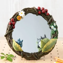 Décoration|Maison Ghibli Miroir Totoro Guirlande de fleurs- Mon Voisin Totoro