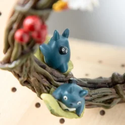 Décoration|Maison Ghibli Miroir Totoro Guirlande de fleurs- Mon Voisin Totoro