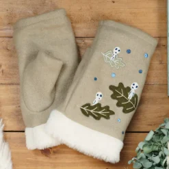 Textile|Maison Ghibli Mitaines Kodama - Princesse Mononoké