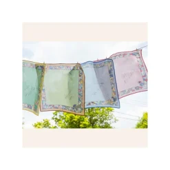 Textile|Maison Ghibli Mouchoir Chemin du vent vert foncé - Le Château ambulant