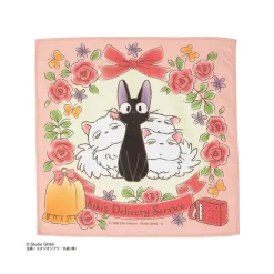 Textile|Maison Ghibli Mouchoir Famille des chats 43 x 43 cm - Kiki la petite sorcière