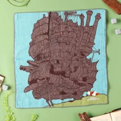Textile|Maison Ghibli Mouchoir Imabari Château de Hauru 40x40 cm - Le Château ambulant