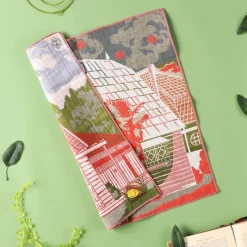 Textile|Maison Ghibli Mouchoir Imabari Maison de Satsuki & Mei 40x40 cm - Mon Voisin Totor