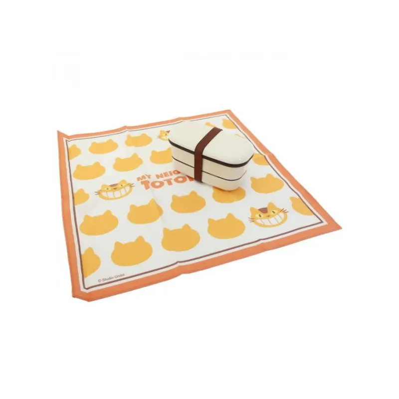 Textile|Maison Ghibli Mouchoir Silhouette Chatbus 43 x 43 cm - Mon VoisinTotoro
