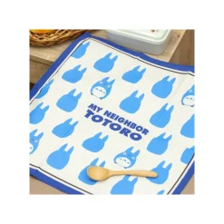 Textile|Maison Ghibli Mouchoir Silhouette Totoro Bleu 43 x 43 cm - Mon Voisin Totoro