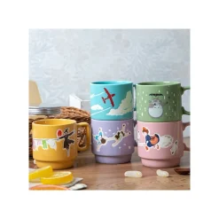 Cuisine Et Table|Maison Ghibli Mug couleur gauffré Kiki vole - Kiki la petite sorcière
