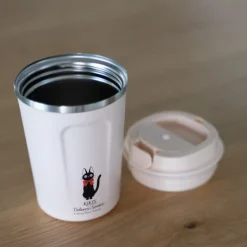 Cuisine Et Table|Maison Ghibli Mug Isotherme 350ml Rose mat - Kiki la petite sorcière