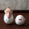 Jouets|Maison Ghibli Pack 2 Figurines Roly-poly Héron & Warawara - Le Garçon et le Héron