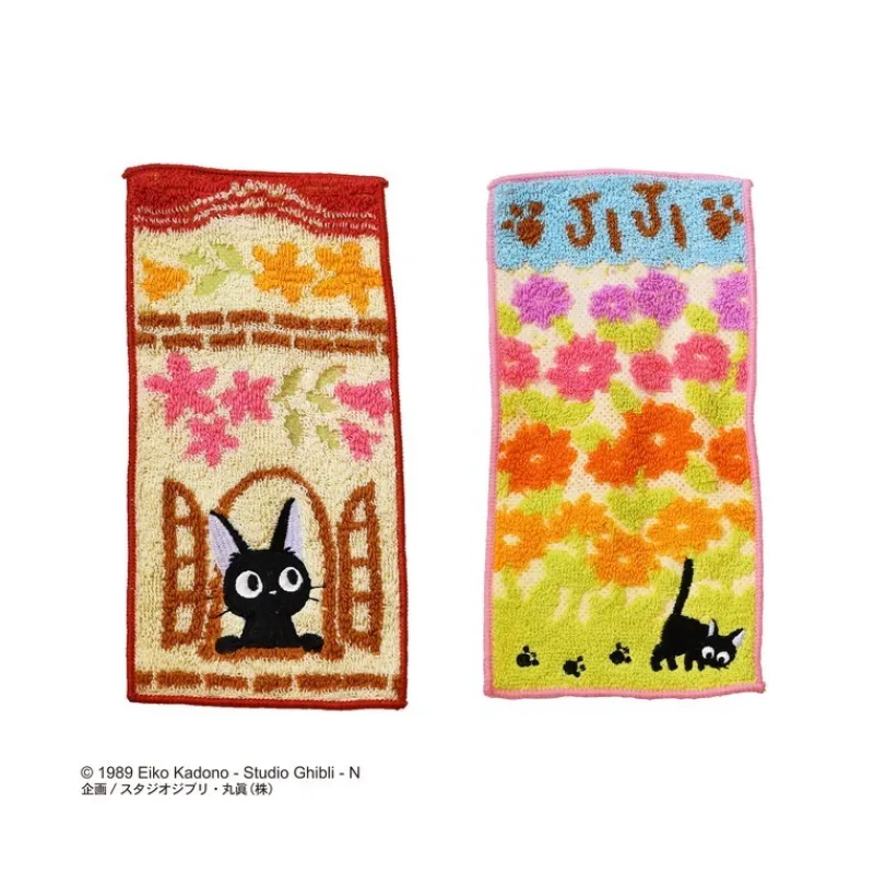 Linge De Maison|Maison Ghibli Pack 2 Mini-Serviettes Jiji 20 x 10 cm - Kiki la petite sorcière