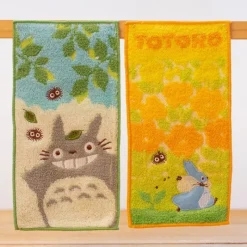 Linge De Maison|Maison Ghibli Pack 2 Mini-Serviettes Totoro Gris et Bleu 20 x 10 cm - Mon Voisin To