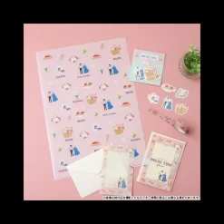 Cartes Postales Et Papier À Lettres|Maison Ghibli Papier à lettres Break Time Fleurs - Le Château ambulant