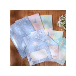 Cartes Postales Et Papier À Lettres|Maison Ghibli Papier à lettres et chemise Jardin de Kiki - Kiki la petite sorcière