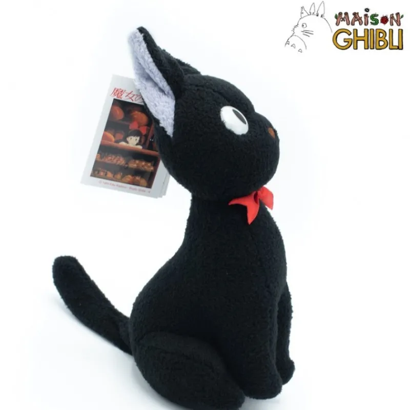 Peluches Classiques|Maison Ghibli Peluche Jiji Assise - Kiki la petite sorcière
