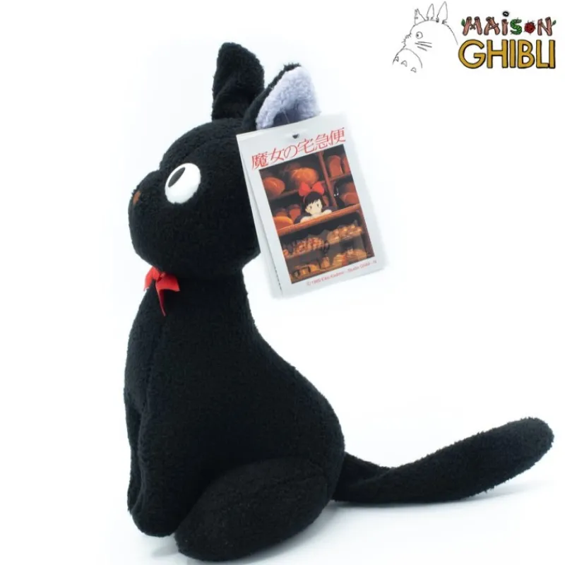 Peluches Classiques|Maison Ghibli Peluche Jiji Assise - Kiki la petite sorcière