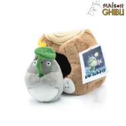 Peluches Classiques|Maison Ghibli Peluche Totoro Dans Un Tronc D'Arbre - Mon Voisin Totoro