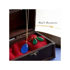 Bijoux|Maison Ghibli Pendentif de Howl argent plaqué or - Le Château ambulant