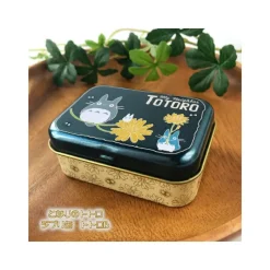 Accessoires|Maison Ghibli Petite boîte métal Totoro fleur - Mon Voisin Totoro