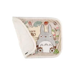 Linge De Maison|Maison Ghibli Plaid Feuilles et noisettes - Mon Voisin Totoro