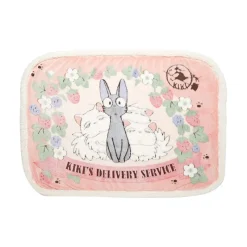 Linge De Maison|Maison Ghibli Plaid Jiji & Lily Fraises 70x100 cm - Kiki la petite sorcière