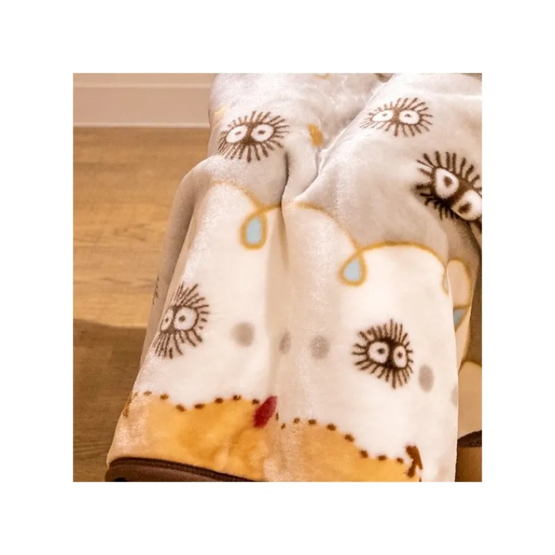 Linge De Maison|Maison Ghibli Plaid Noiraude 70x100 cm - Mon Voisin Totoro