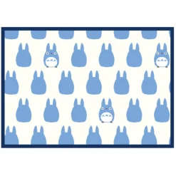 Linge De Maison|Maison Ghibli Plaid Silhouette Totoro Bleu 70x100 cm - Mon Voisin Totoro