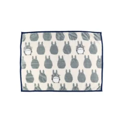 Linge De Maison|Maison Ghibli Plaid Silhouette Totoro Gris 70x100 cm - Mon Voisin Totoro