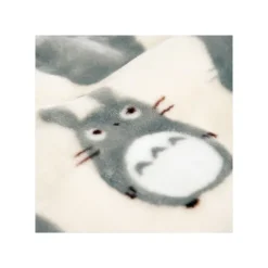 Linge De Maison|Maison Ghibli Plaid Silhouette Totoro Gris 70x100 cm - Mon Voisin Totoro