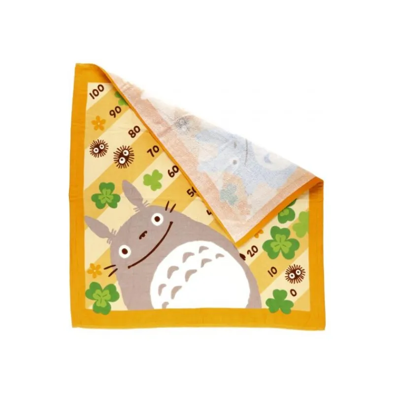 Linge De Maison|Maison Ghibli Plaid Totoro Trèfles 90x90 cm - Mon Voisin Totoro
