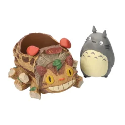 Décoration|Maison Ghibli Planter Totoro Gris & wagon Chatbus - Mon Voisin Totoro
