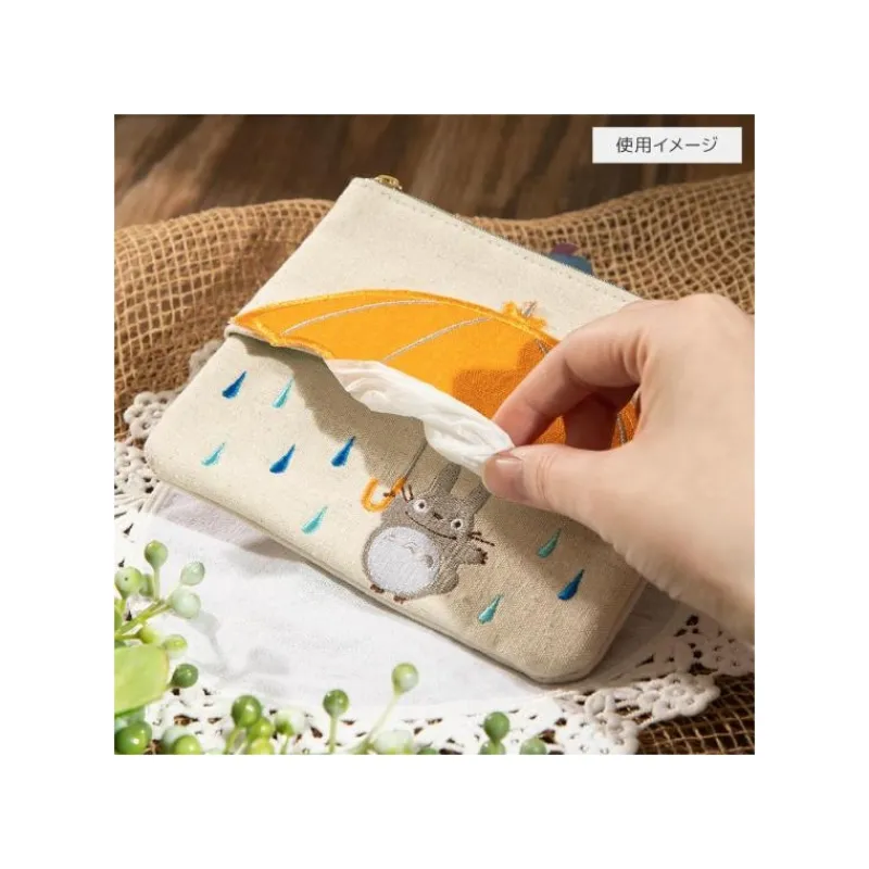 Accessoires|Maison Ghibli Pochette avec étui Totoro parapluie - Mon voisin Totoro