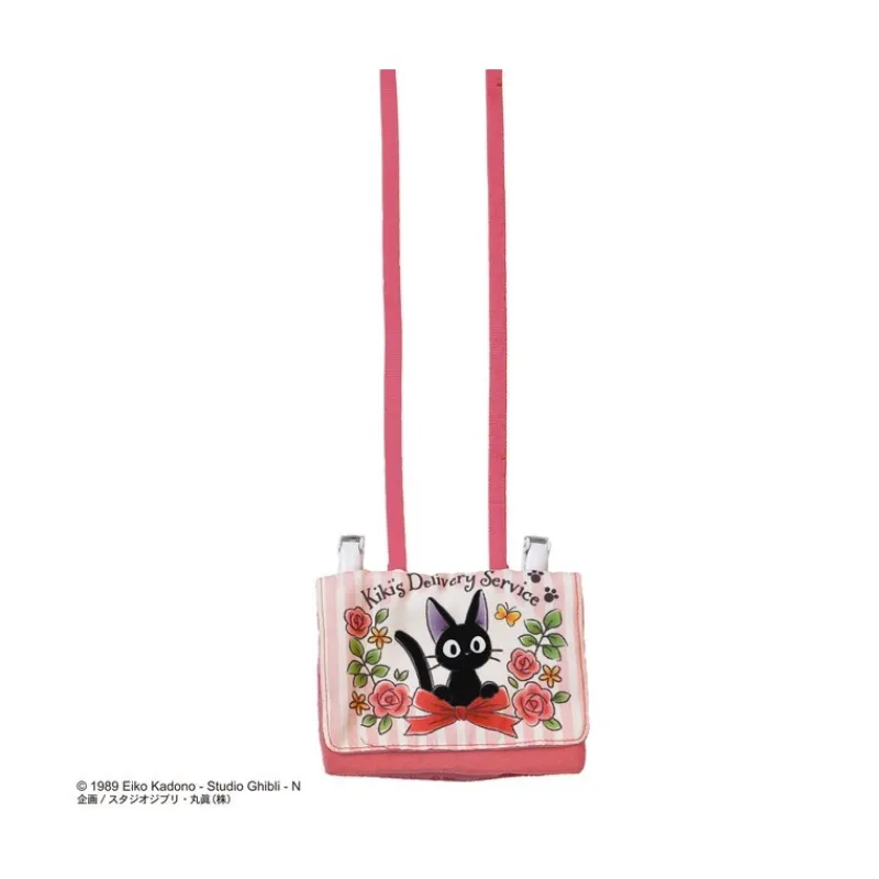 Accessoires|Maison Ghibli Pochette Jiji Ruban 11x14,5x3cm - Kiki la petite sorcière