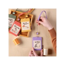 Accessoires|Maison Ghibli Pochette porte-carte Calcifer & Hinh - Le Château ambulant