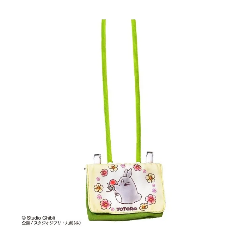 Accessoires|Maison Ghibli Pochette Totoro Fleurs 11x14,5x3 cm - Mon Voisin Totoro