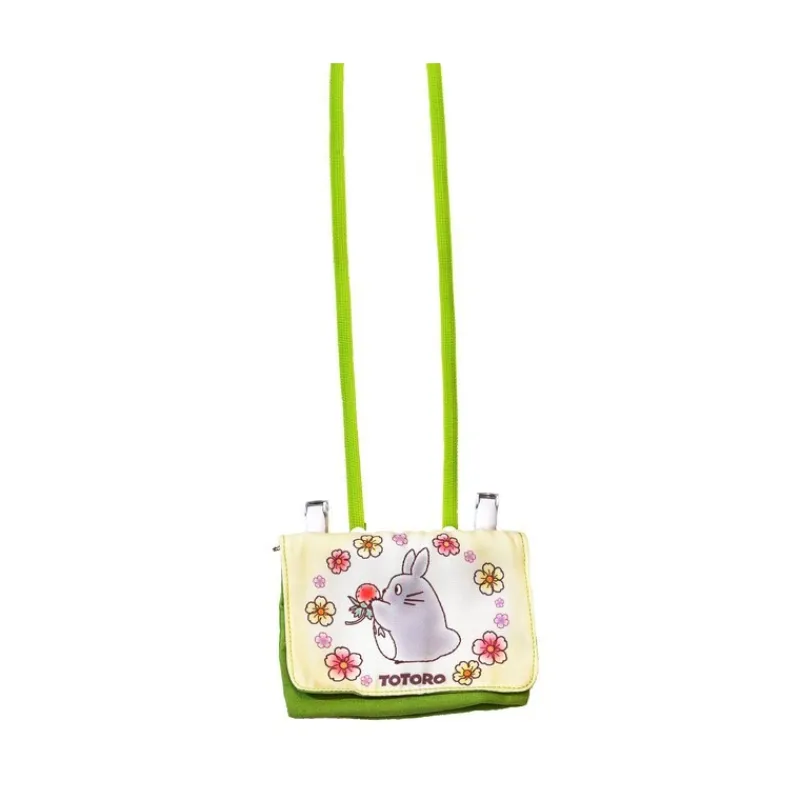 Accessoires|Maison Ghibli Pochette Totoro Fleurs 11x14,5x3 cm - Mon Voisin Totoro