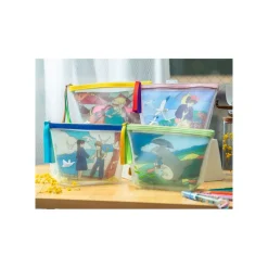 Accessoires|Maison Ghibli Pochette transparente brodée - Mon Voisin Totoro